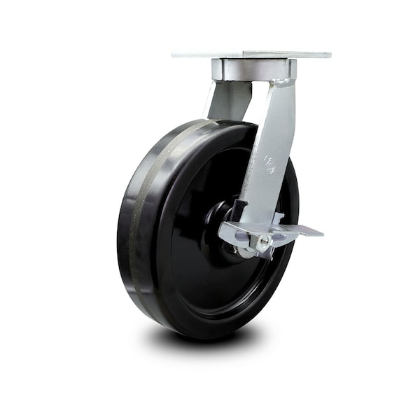 10 Inch Extra Heavy Duty Phenolic Wheel Swivel Caster with Brake